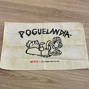 Poguelandia Netflix Outer Banks Wall Flag
